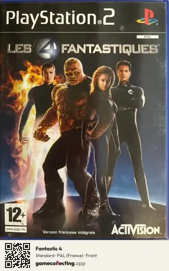 Fantastic 4 PlayStation 2, France box front