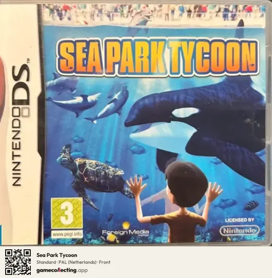 Sea Park Tycoon Nintendo DS, Netherlands box front