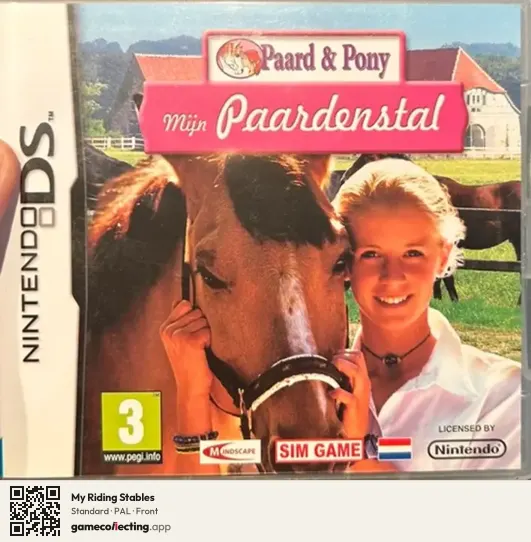 My Riding Stables Nintendo DS, PAL box front