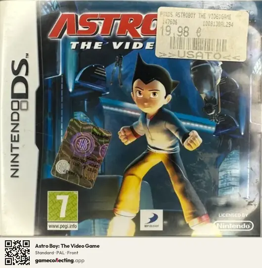 Astro Boy: The Video Game Nintendo DS, PAL box front