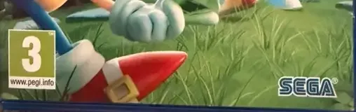 Sonic Superstars, the PEGI square on its front
