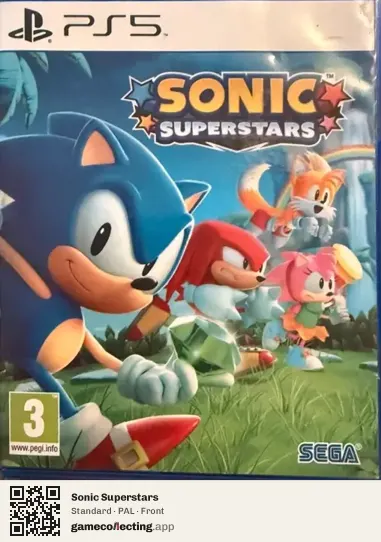 Sonic Superstars PlayStation 5, PAL box front