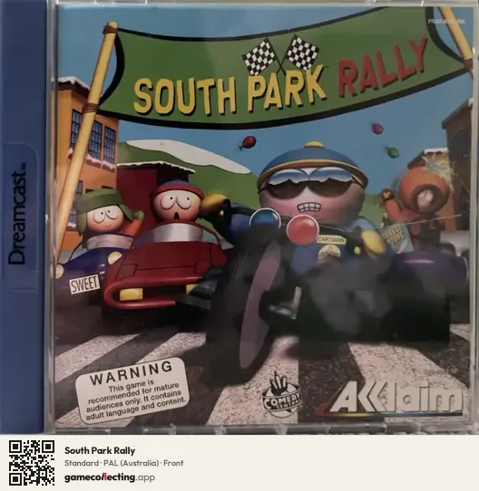 South Park Rally Sega Dreamcast, Australia box front
