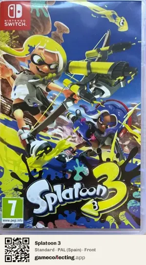 Splatoon 3 Nintendo Switch, Spain box front