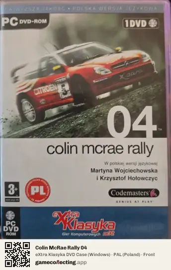 Colin McRae Rally 04 Computer, Poland box front