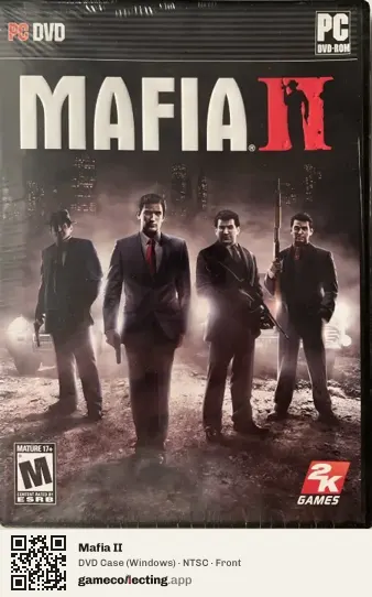 Mafia II Computer, NTSC box front