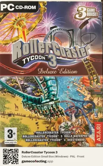 RollerCoaster Tycoon 3 Computer, PAL box front