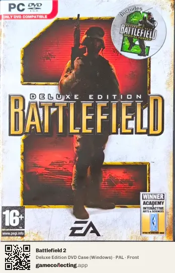 Battlefield 2 Computer, PAL box front