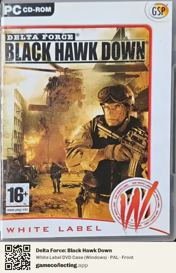 Delta Force: Black Hawk Down Computer, PAL box front