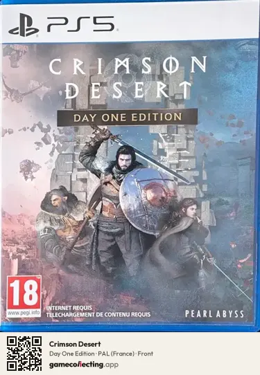 Crimson Desert PlayStation 5, France box front