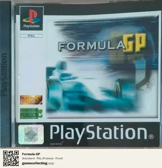 Formula GP PlayStation, France box front