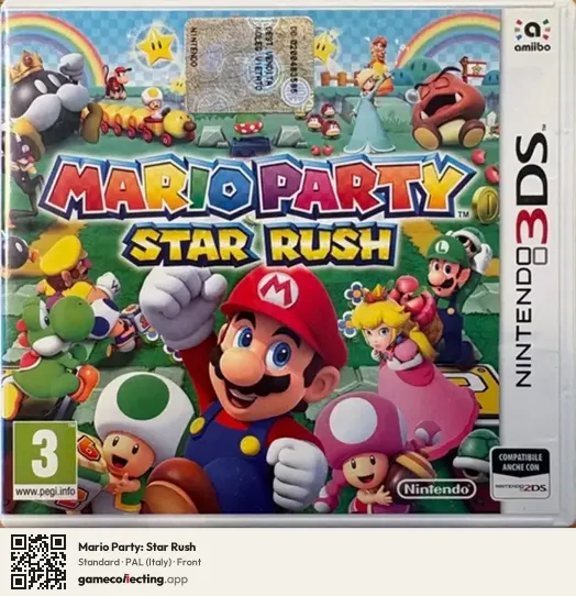 Mario Party: Star Rush Nintendo 3DS, Italy box front