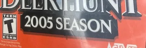 Cabela's Deer Hunt: 2005 Season, the ESRB box on its front