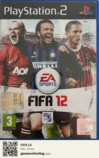 FIFA 12 PlayStation 2, PAL box front