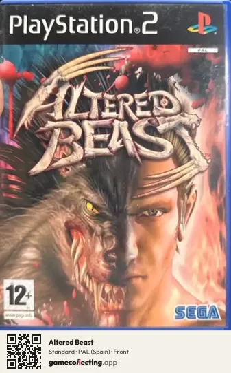 Altered Beast PlayStation 2, Spain box front