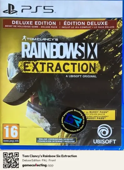 Tom Clancy's Rainbow Six Extraction PlayStation 5, PAL box front
