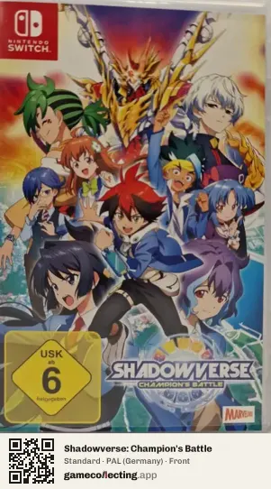 Shadowverse: Champion's Battle Nintendo Switch, Germany box front