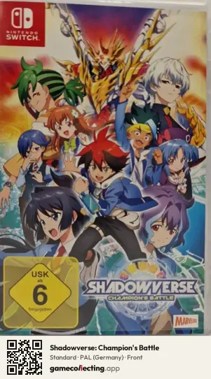 Shadowverse: Champion's Battle Nintendo Switch, Germany box front