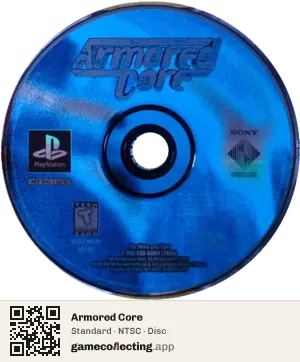 Armored Core PlayStation, NTSC disc