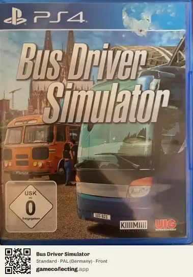 Bus Driver Simulator PlayStation 4, Germany box front