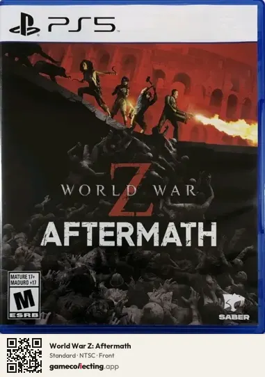 World War Z: Aftermath PlayStation 5, NTSC box front