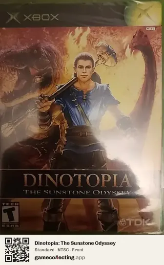 Dinotopia: The Sunstone Odyssey Xbox, NTSC box front