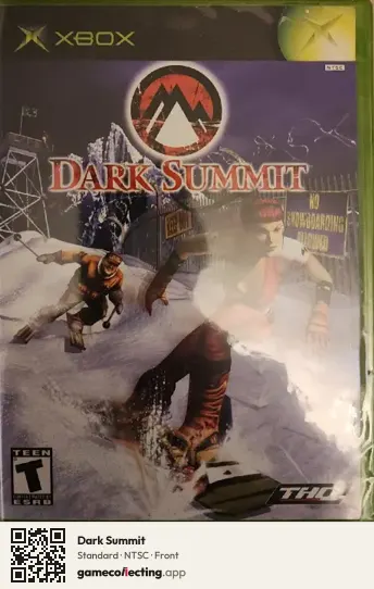 Dark Summit Xbox, NTSC box front