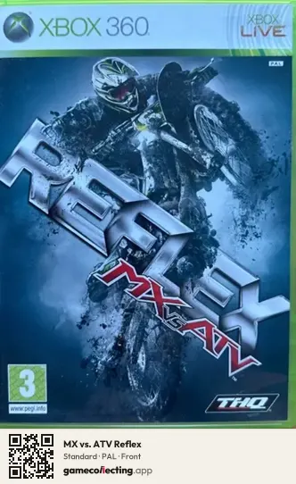 MX vs. ATV Reflex Xbox 360, PAL box front