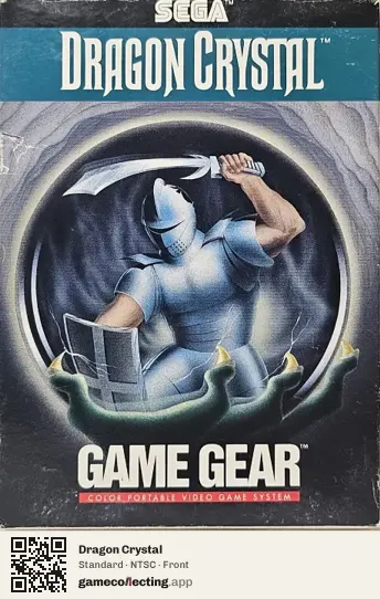 Dragon Crystal Sega Game Gear, NTSC box front
