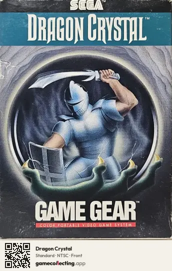 Dragon Crystal Sega Game Gear, NTSC box front