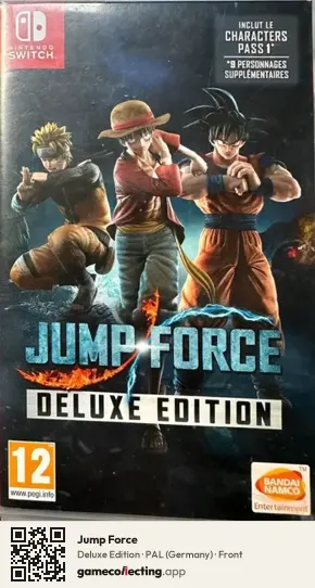 Jump Force Nintendo Switch, Germany box front