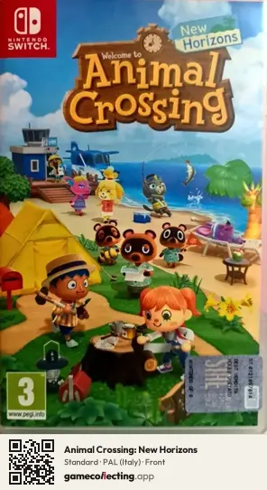 Animal Crossing: New Horizons Nintendo Switch, Italy box front