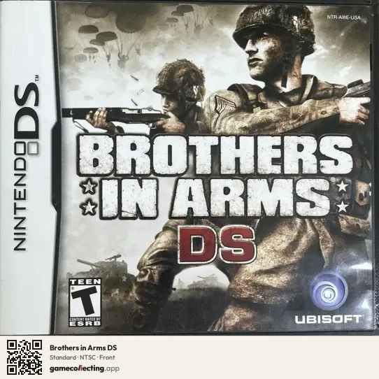 Brothers in Arms DS Nintendo DS, NTSC box front