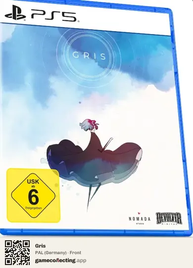 Gris PlayStation 5, Germany box front