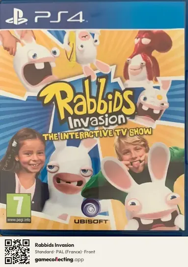 Rabbids Invasion PlayStation 4, France box front