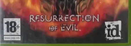 Doom 3: Resurrection of Evil, the PEGI square on its front