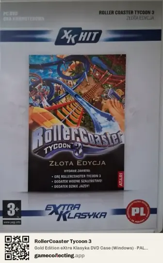 RollerCoaster Tycoon 3 Computer, Poland box front