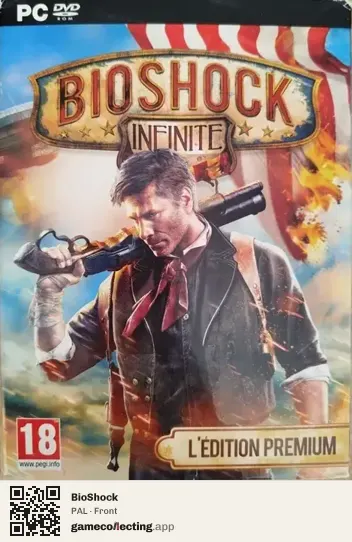 BioShock Computer, PAL box front