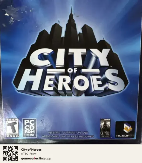 City of Heroes Computer, NTSC box front
