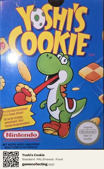 Yoshi's Cookie Nintendo Entertainment System, France box front