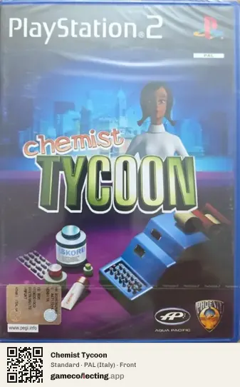 Chemist Tycoon PlayStation 2, Italy box front