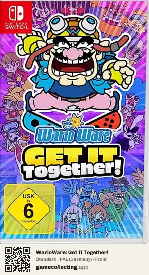 WarioWare: Get It Together! Nintendo Switch, Germany box front