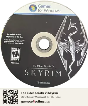 The Elder Scrolls V: Skyrim Computer, NTSC disc