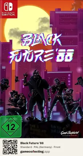 Black Future '88 Nintendo Switch, Germany box front