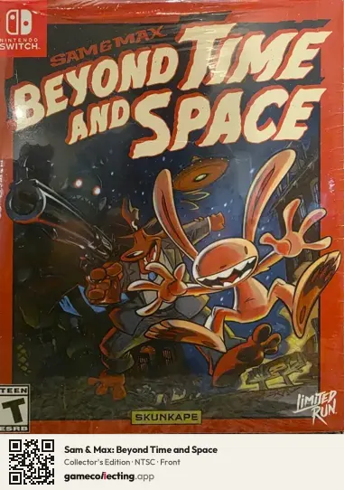 Sam & Max: Beyond Time and Space Nintendo Switch, NTSC box front