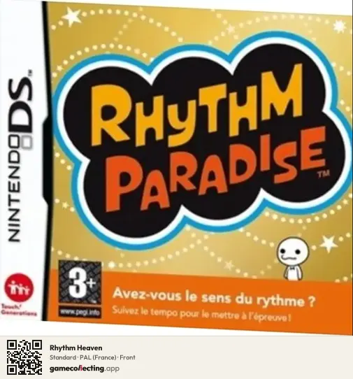 Rhythm Heaven Nintendo DS, France box front