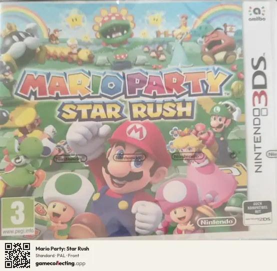 Mario Party: Star Rush Nintendo 3DS, PAL box front