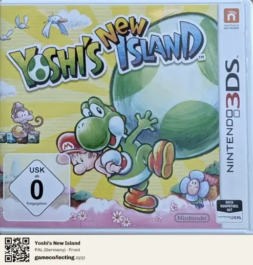 Yoshi's New Island Nintendo 3DS, Germany box front