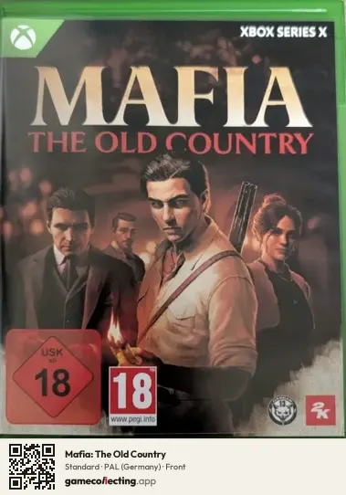 Mafia: The Old Country Xbox Series X, Germany box front