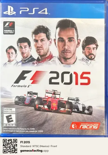 F1 2015 PlayStation 4, Mexico box front